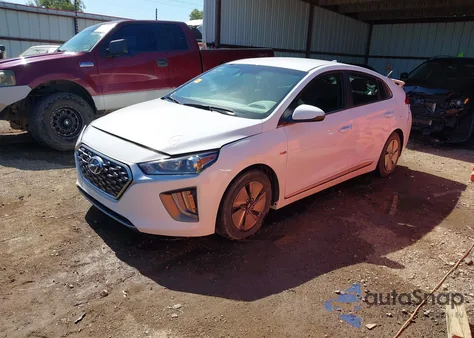 2020 Hyundai Ioniq Hybrid Se из США, поврежденный, VIN KMHC75LC8LU215419